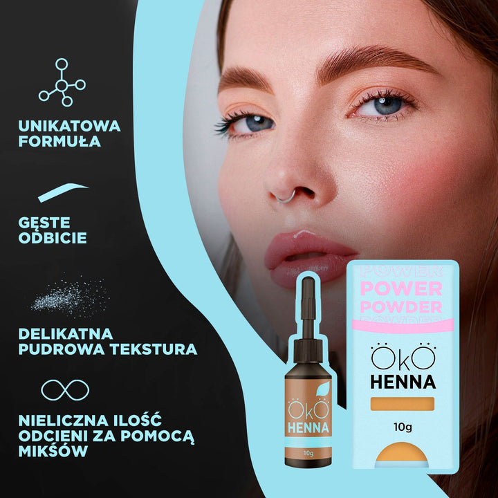 Eyebrow Henna Power Powder 04 Black 10 g - OKO Lash&Brow Online Store ...